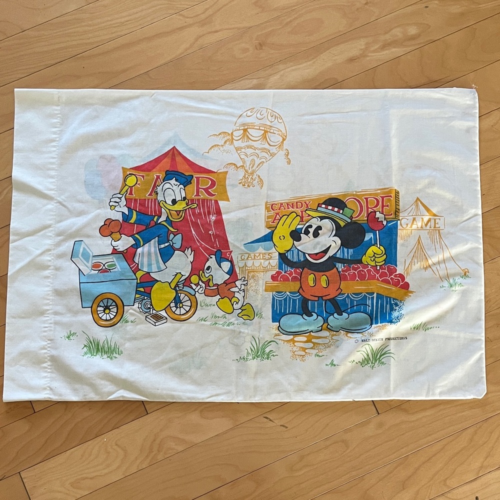 Disney Blue, Yellow and Green Character Print Pillowcase - Picture 6 of 10